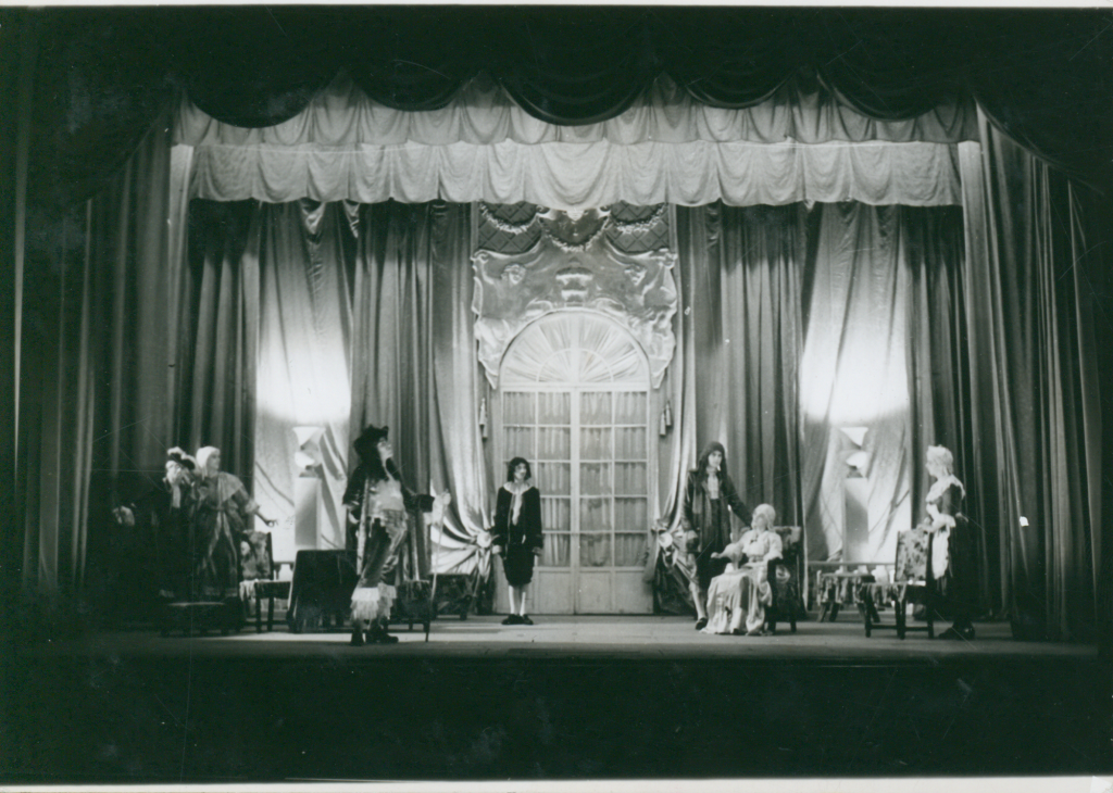 Pièce de théâtre Le Bourgeois gentilhomme par Molière au Séminaire de Joliette en mai 1937